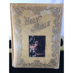 Vintage Kedeka Family Holy Bible King James Version KJV 1976 Unwritten