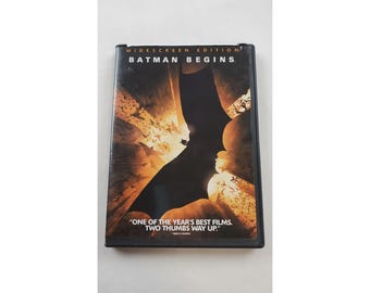 Batman Begins dvd 2005 breedbeeldeditie