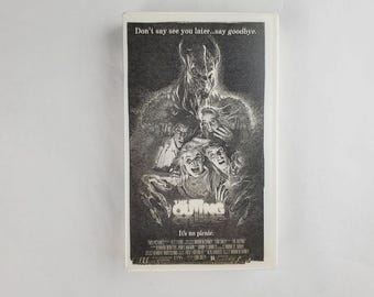 The Outing VHS Tape 80's - The Lump Cult  - Horror Slasher Movie RARE Vtg