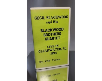 Cecil Blackwood Brothers Quartet ao vivo em Clearwater, 1994 (fita VHS)
