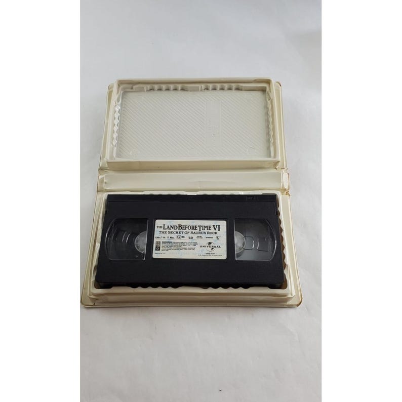 Rectangle Saurus The Land Before Time VI: the Secret of Saurus Rock VHS Tape 1998 ...