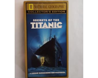 National Geographic Secrets of the Titanic 1997 VHS Collector's Editon