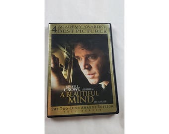 A Beautiful Mind DVD 2002 volledig scherm - Russell Crowe 2-Disc Awards-editie