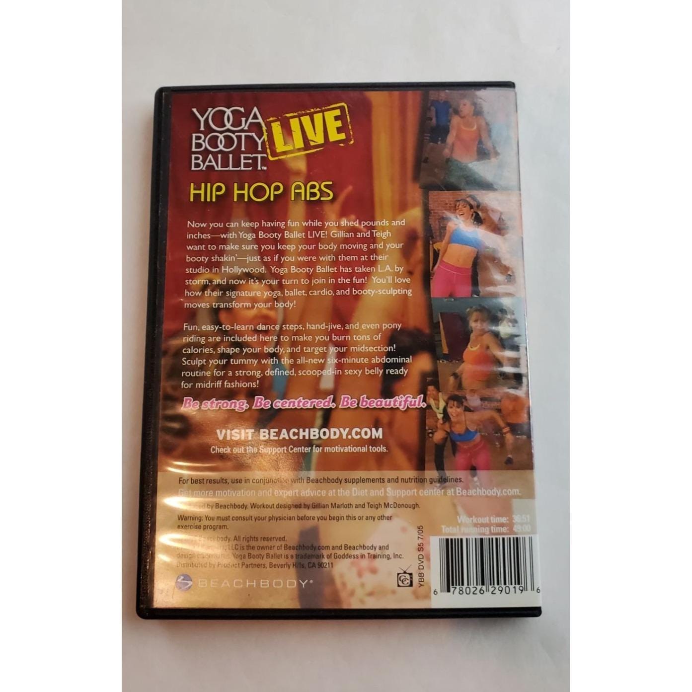 Yoga Booty Ballet LIVE: Hip Hop Abs - DVD 2005 - Beach Body - Etsy