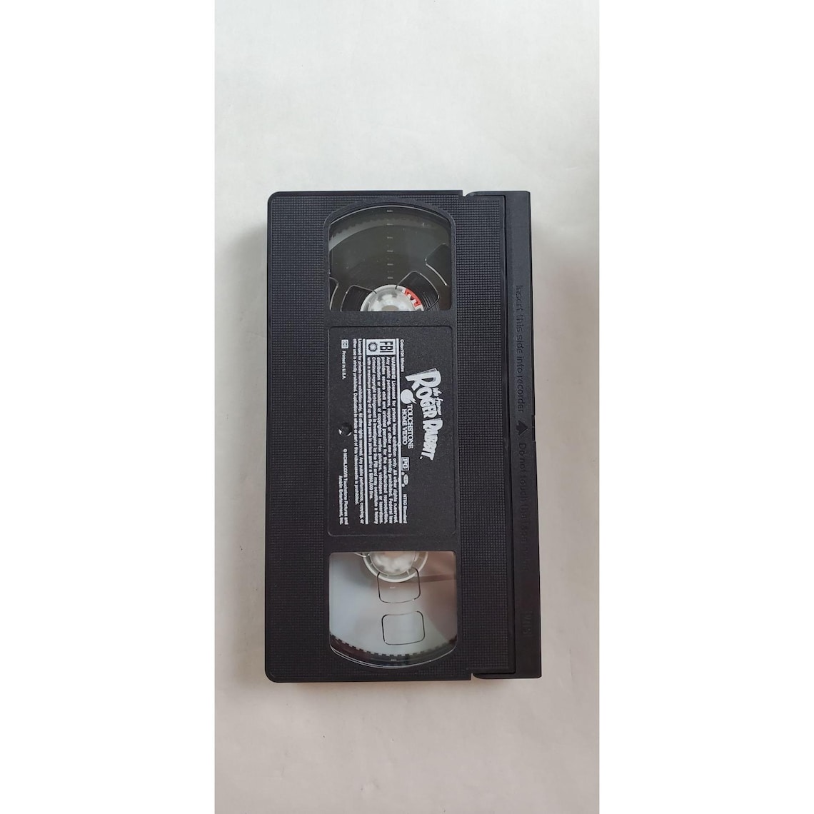 Vintage Who Framed Roger Rabbit VHS Tape 80s Nostalgia Animation Cult ...