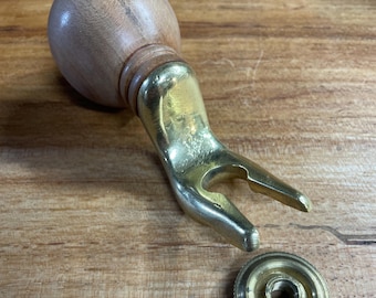 Handmade Bronze & Cherry Tail Handle for Stanley Block Planes