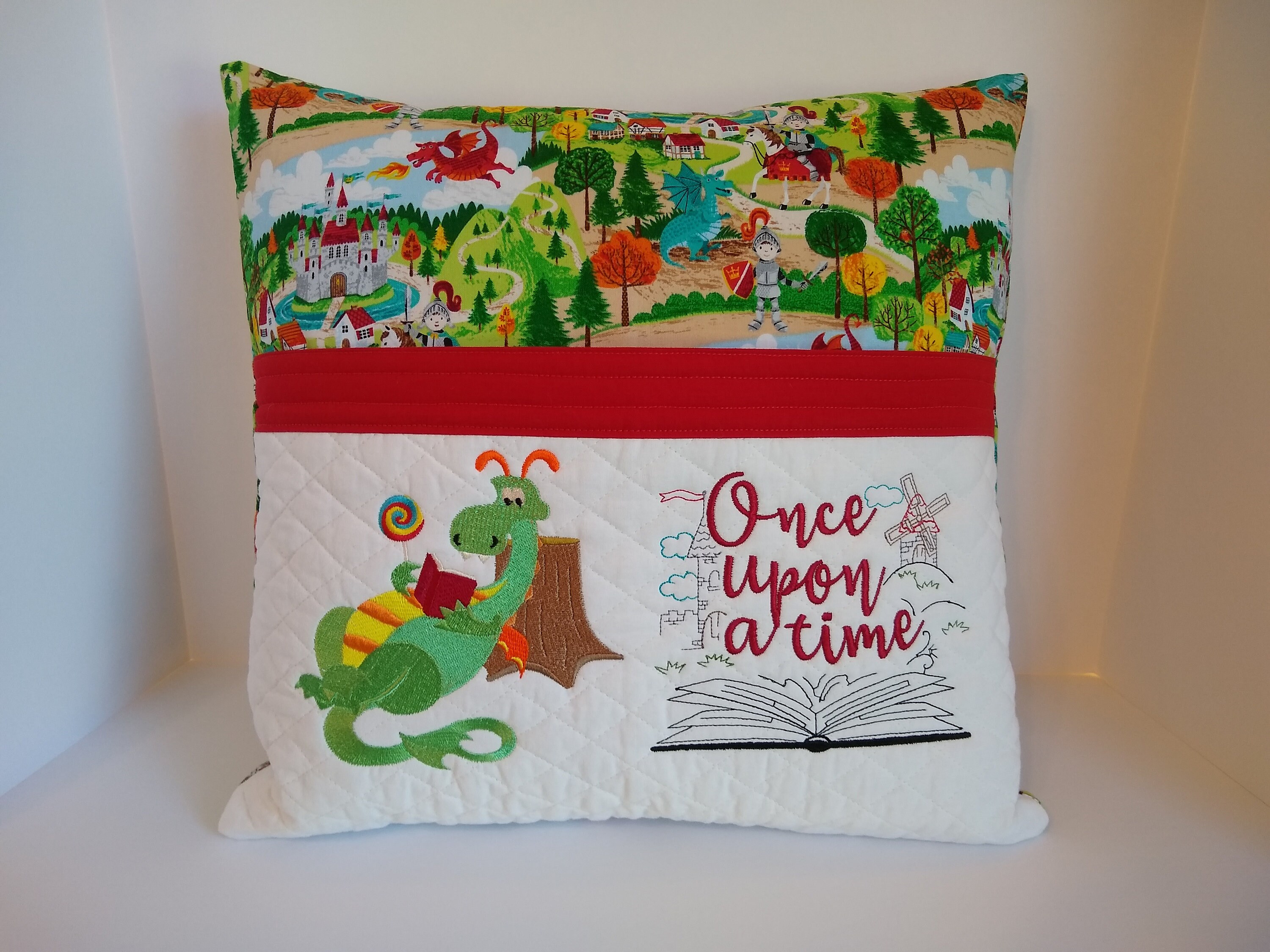 Storybook Pillow Pocket Pillow Reading Pillow Book Pillow Etsy