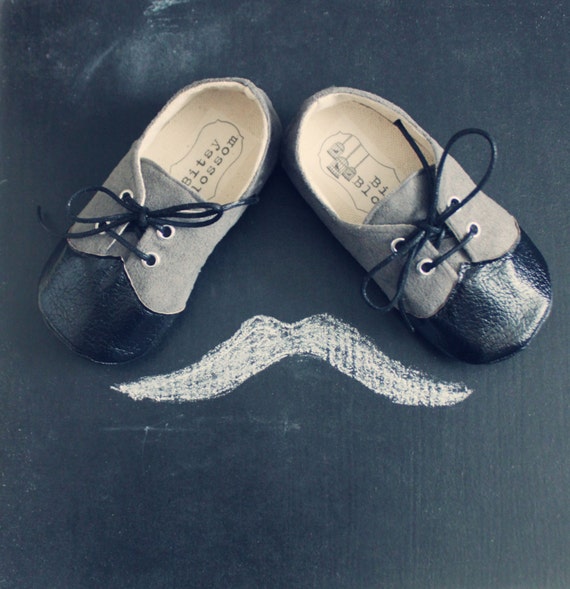Items similar to Baby Boy Shoes Infant Boy Shoes Soft Soled Shoes