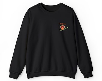 Gesticktes Ember-Logo Unisex Heavy Blend ™ Rundhals-Sweatshirt