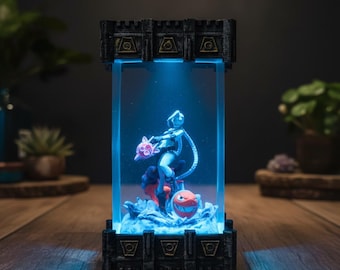 Jinx Resin Resin Lamp League Inspired Resin Night Light Gamer Desk Decor Anime LED Resin Lamp Gift Gifts For Gamer Christmas Halloween Decor