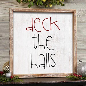 DECK THE HALLS Printable Wall Art Instant Download - Etsy