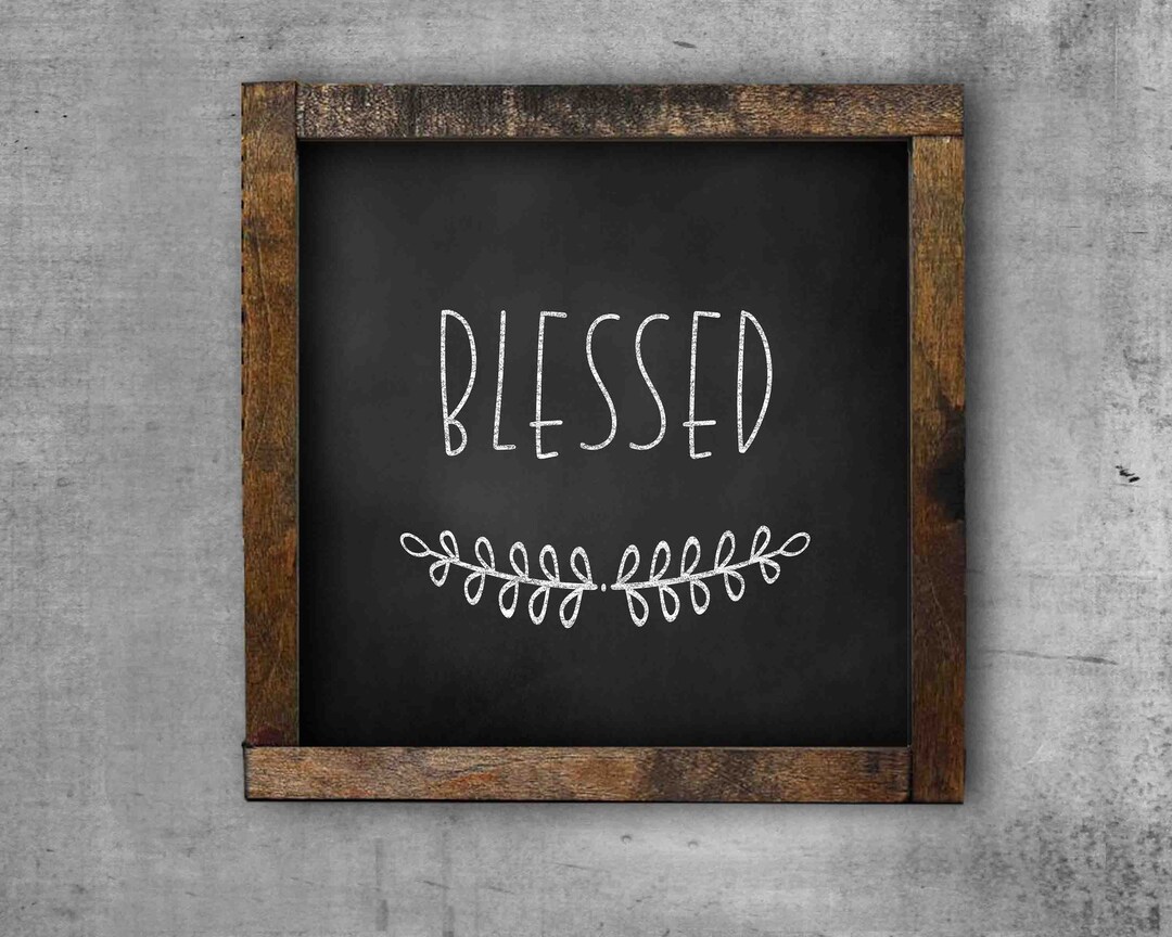 Blessed Printable Wall Art Instant Download Seasonal Printable Autumn ...