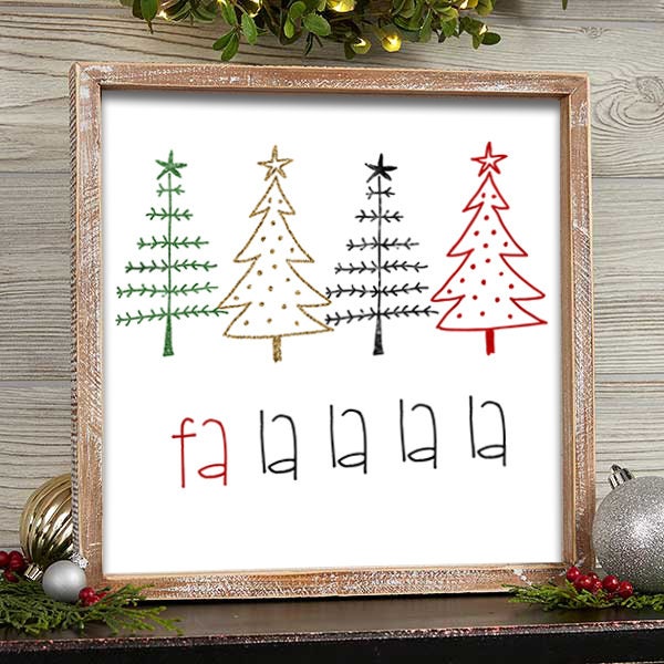 FA LA LA Printable Wall Art Instant Download Seasonal - Etsy