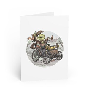 Toad va in tournée! Biglietto d'auguri "Il vento tra i salici" - Biglietti illustrati a mano per tutte le occasioni, perfetti per i compleanni