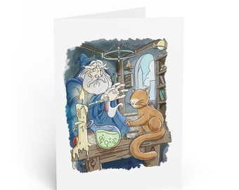 Méfait non géré ! Carte de voeux - Cartes illustrées à la main pour toutes les occasions, parfaites pour les anniversaires