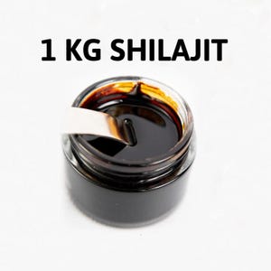 Himalayan Shilajit Resin: 100% Pure, Sundried, Gold Grade - 1 kg