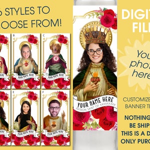 Saint Image - customized for you - digital file ONLY