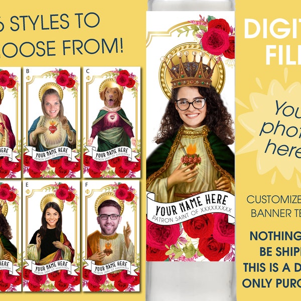 Saint Image - customized for you - digital file ONLY