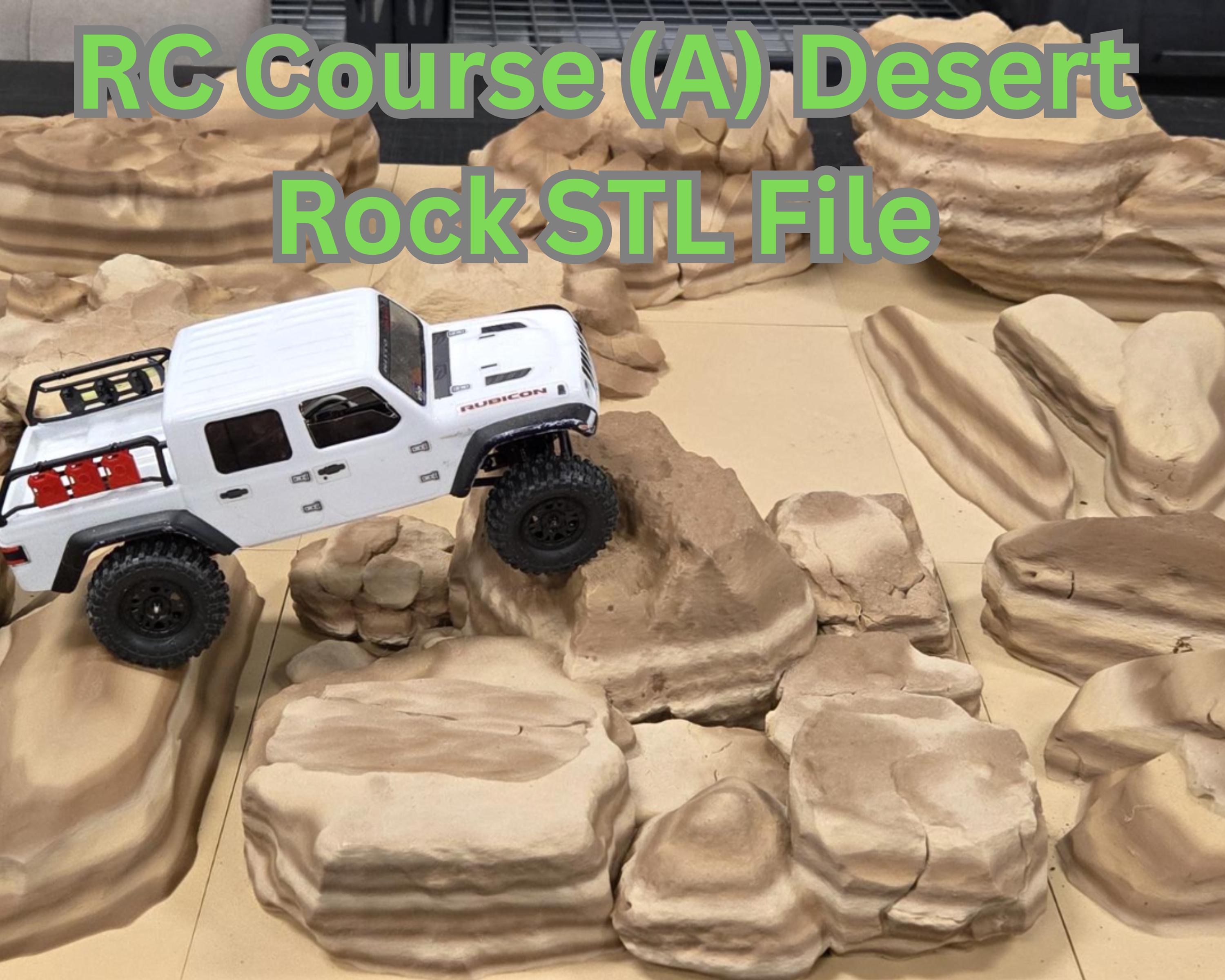 RC Crawler Course 1:24 Scale 12in Plate STL File ONLY - Etsy