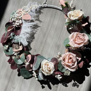 Wreath all year round, all-season wreath, home decor, door wreath, special gift, wedding wreath