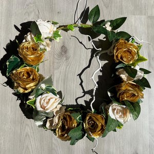 Door wreath all year round, all-year wreath, wall decoration, special gift
