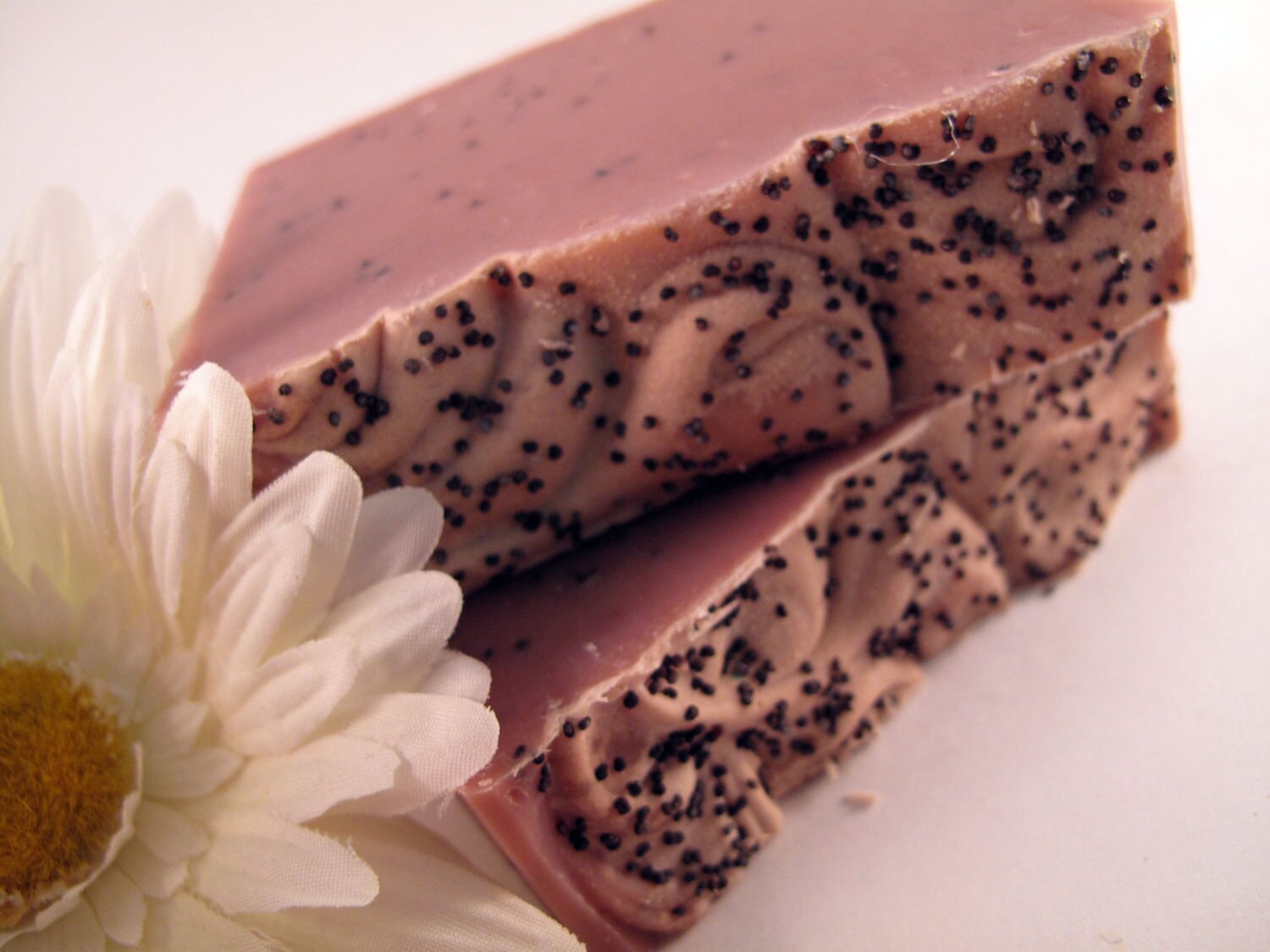 Black Cherry Poppy Seed Bar Soap Exfoliating Exfoliation Cold Etsy
