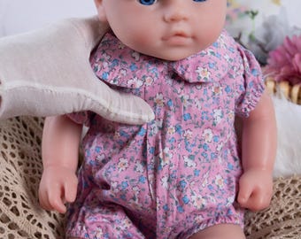 15.7" Full Body Silicone Reborn Baby Doll, US Handmade Weighted Newborn (ASTM Certified)