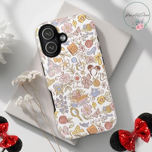 Disney Character Phone Case For Iphone, Samsung, Disney World iPhone Case, Retro Disney Case Magsafe Case, Princess Phone Case