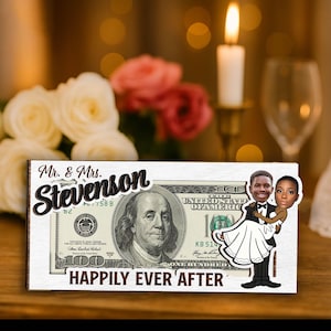 Porte-monnaie personnalisé avec photo portrait cadeau de mariage, porte-monnaie cadeau gâteau de mariage, porte-monnaie personnalisé, cadeau de félicitations