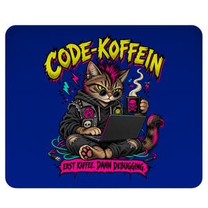 Mousepad Code Caffeine – Mousepad divertido para programadores, presente ideal para profissionais de TI