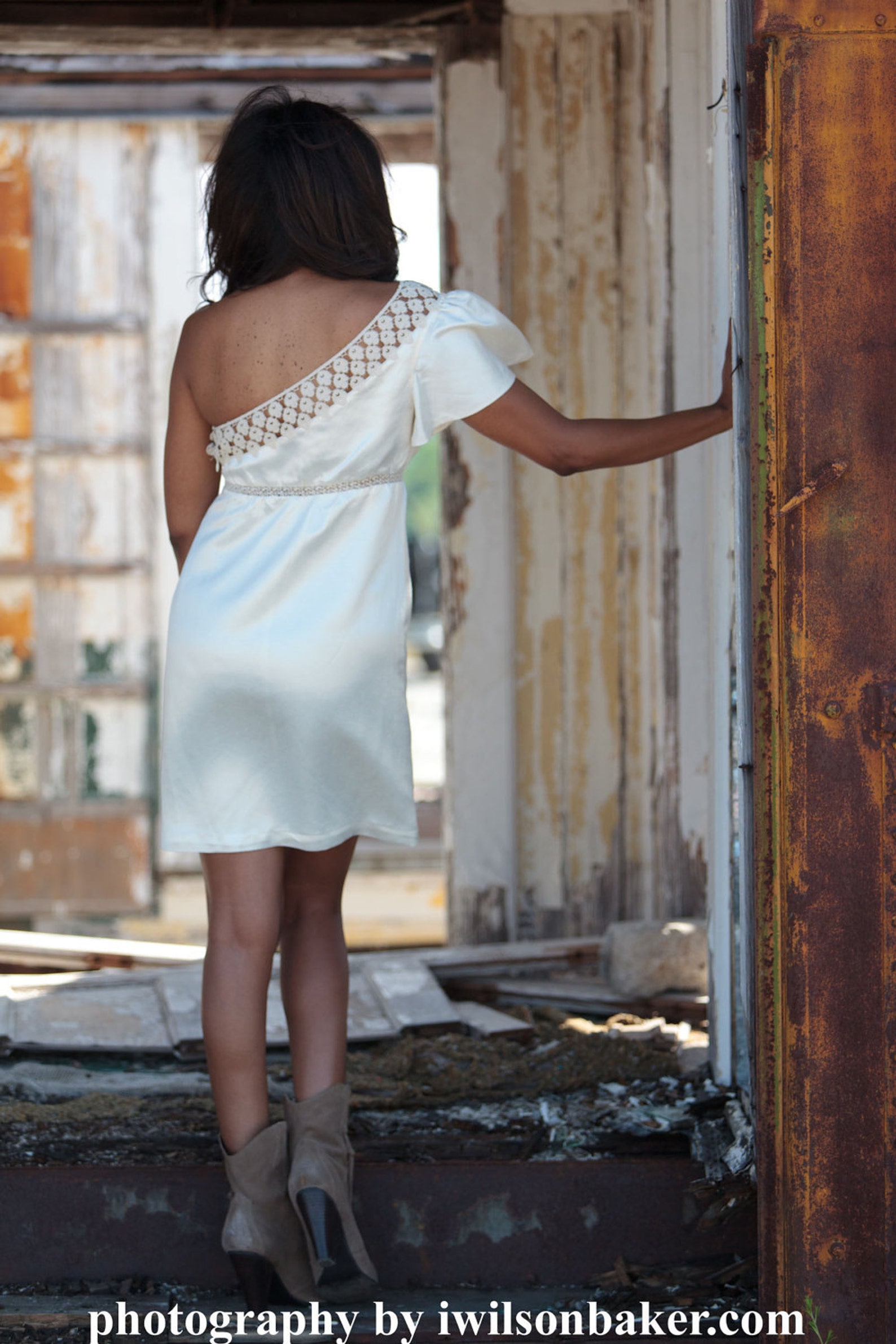 Short Wedding Dress Lace Wedding Beach Wedding Rehearsal Going Away ...