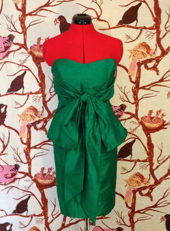 Convertible Party Dress Cocktail Dress Strapless V Neck Halter off the  Shoulder Asymmetrical Portrait Collar Wrap (eco-friendly Green Silk) - Etsy