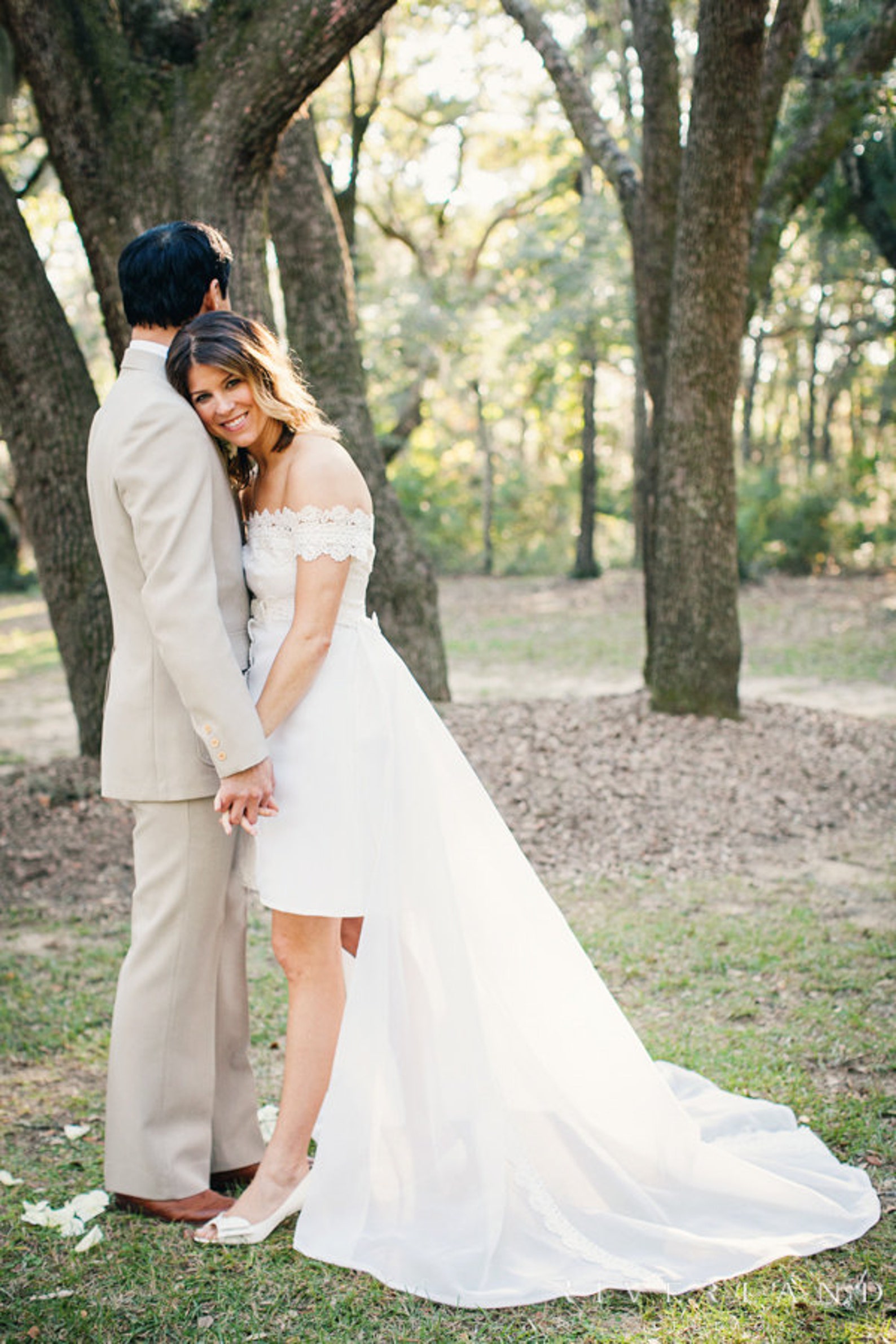 Custom Short Bridal Rehearsal Going Away Beach Wedding Dress Wedding ...