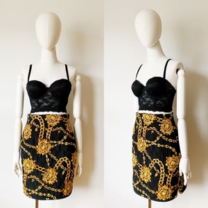 90s Gold Chain Print Etsy Canada