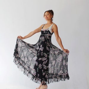 スーツ・フォーマル・ドレス vintage silk china long robe gown dress Kimono Silk Robe Long/ Silk Kimono Sleeves Long Robe/ Maxi