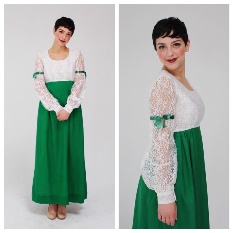 Vintage Green Wedding Dress