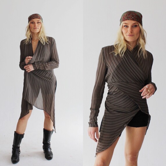 bcbg wrap blouse