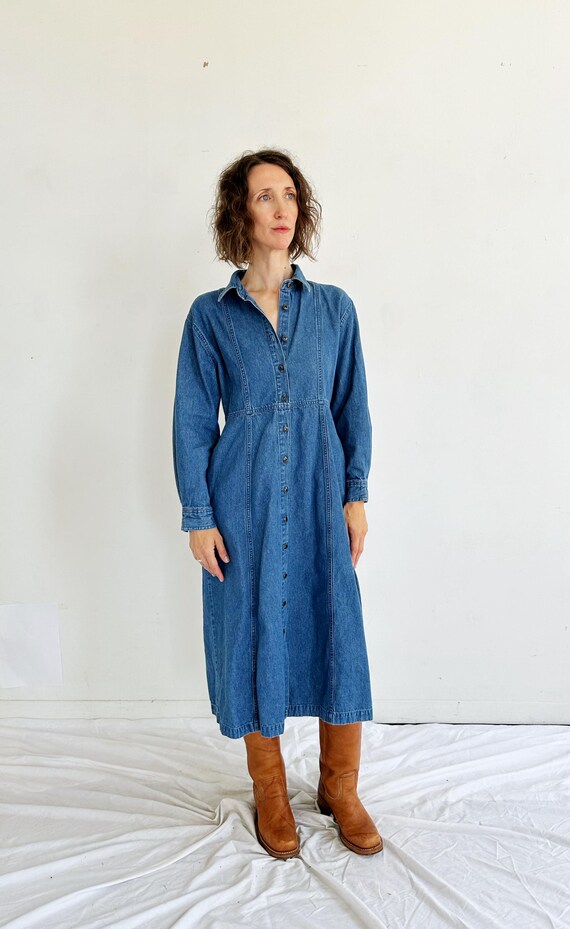 90's driade ドリアデ \"BLUE BELLE\" ヴィンテージ y2k Plus Size - Belle Isle Denim Midi Dress - Torrid