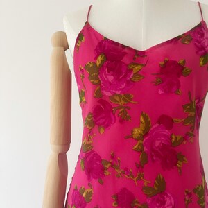 vintage Y2K BETSEY JOHNSON Asymmetrisches Kleid Gr. 10, Slip Slinky Ausgehen Bild 2