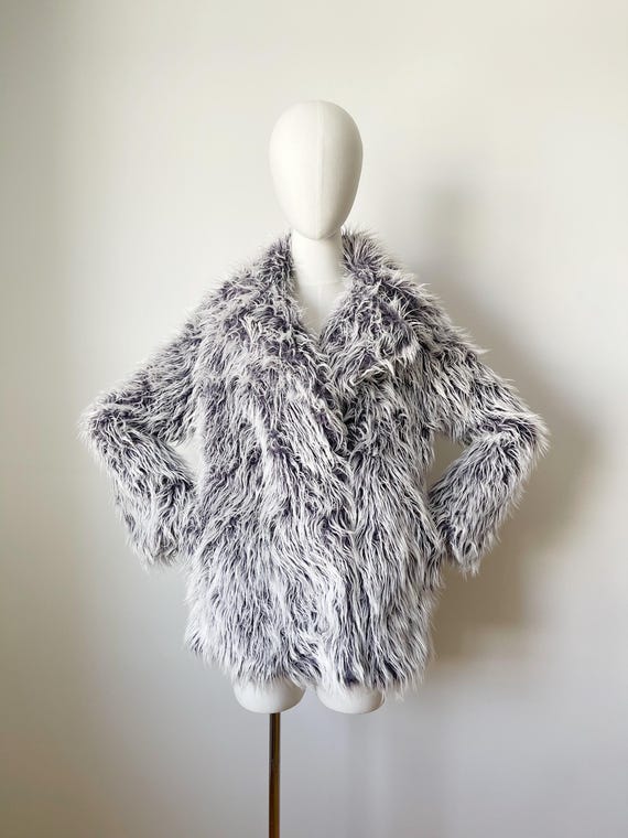 CUSTOM CULTURE coated fur jacket 平成 y2k CUSTOM CULTURE coated fur jacket 平成 y2k - メルカリ