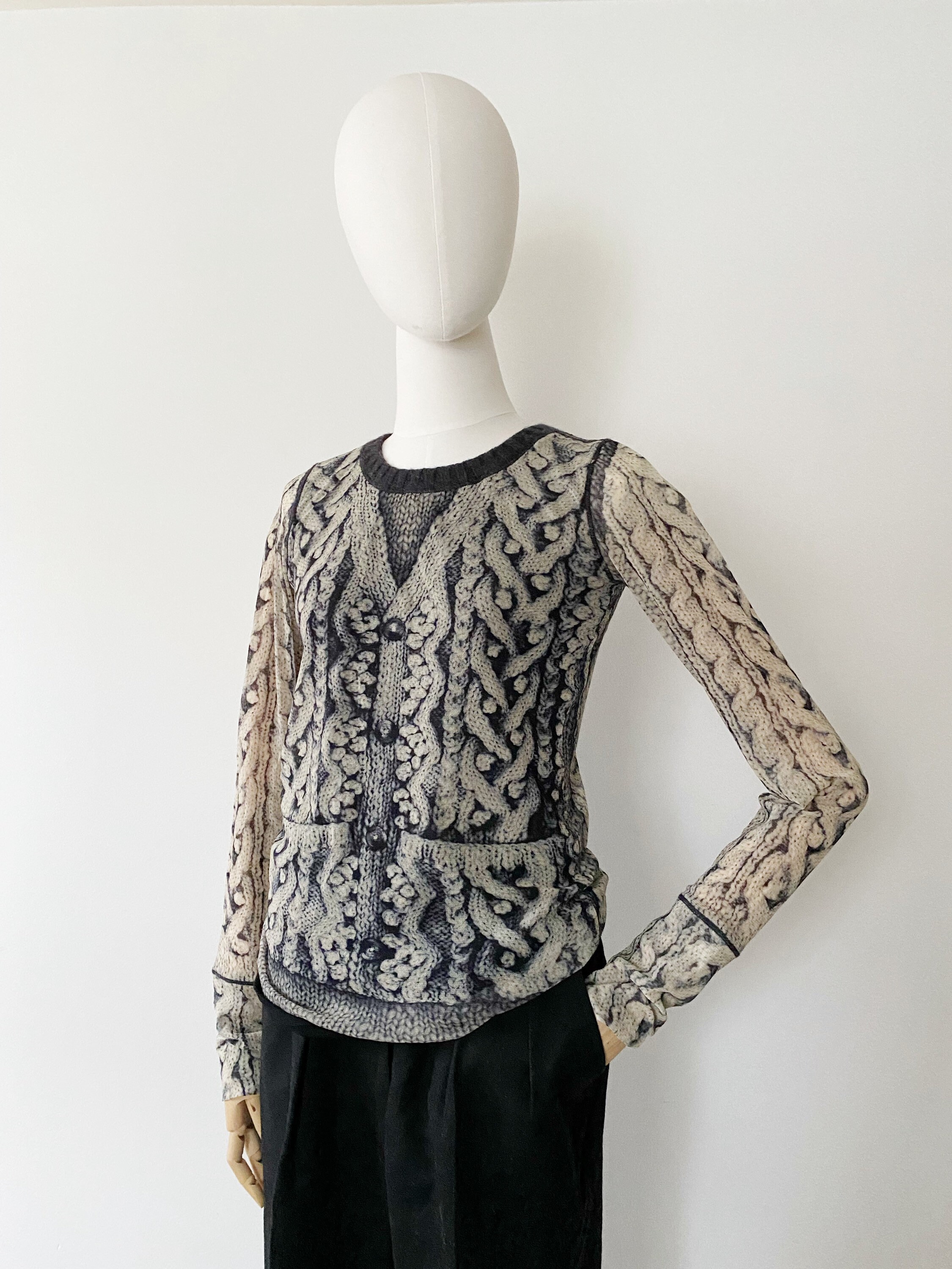 ジャン＝ポール・ゴルチエ メッシュトップ – JPG Soleil、フェイク