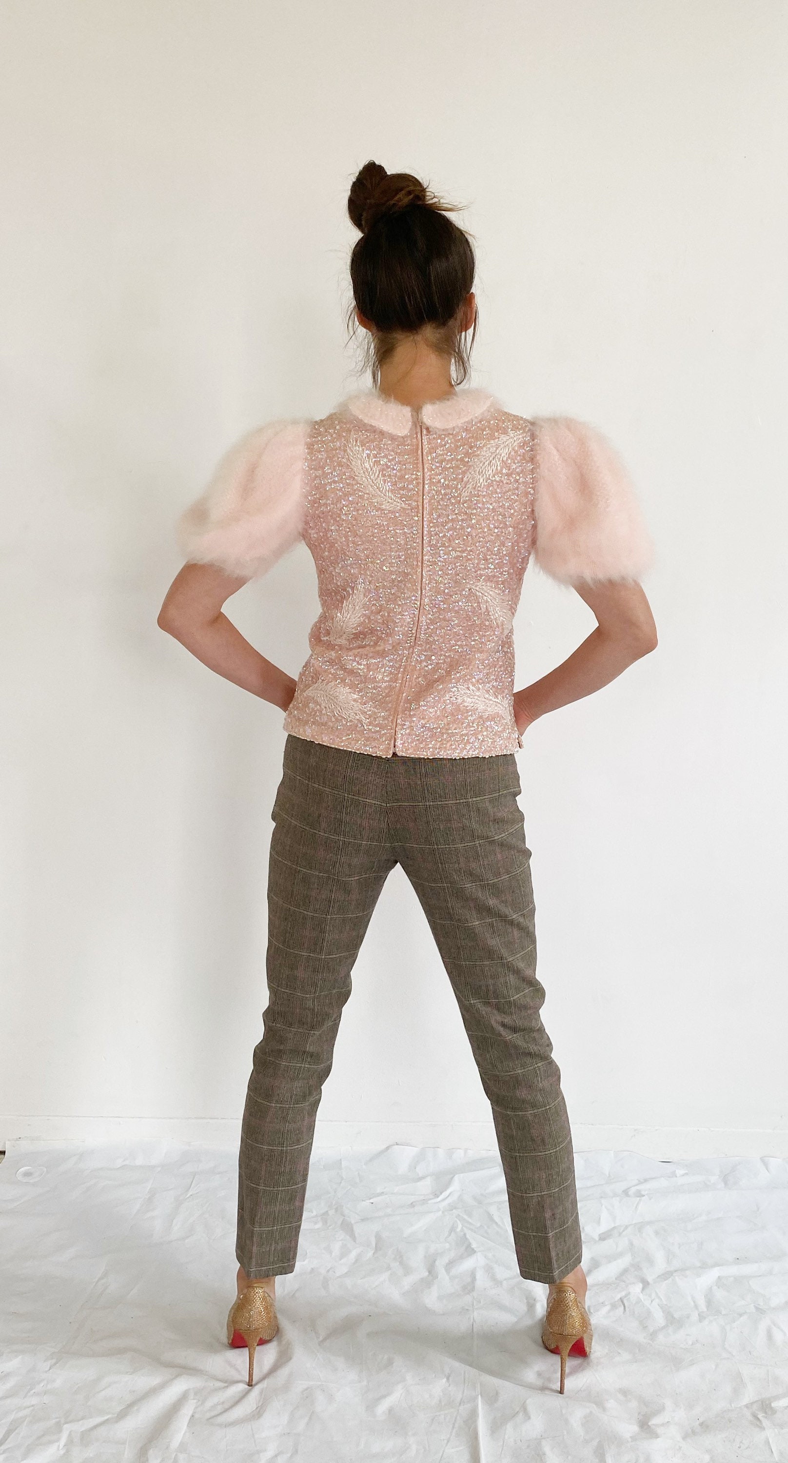 Pantalon En Coton Beige Stretch ESCADA SPORT Taille 36/38FR - Occasion Très Bon état - Logo Brodé