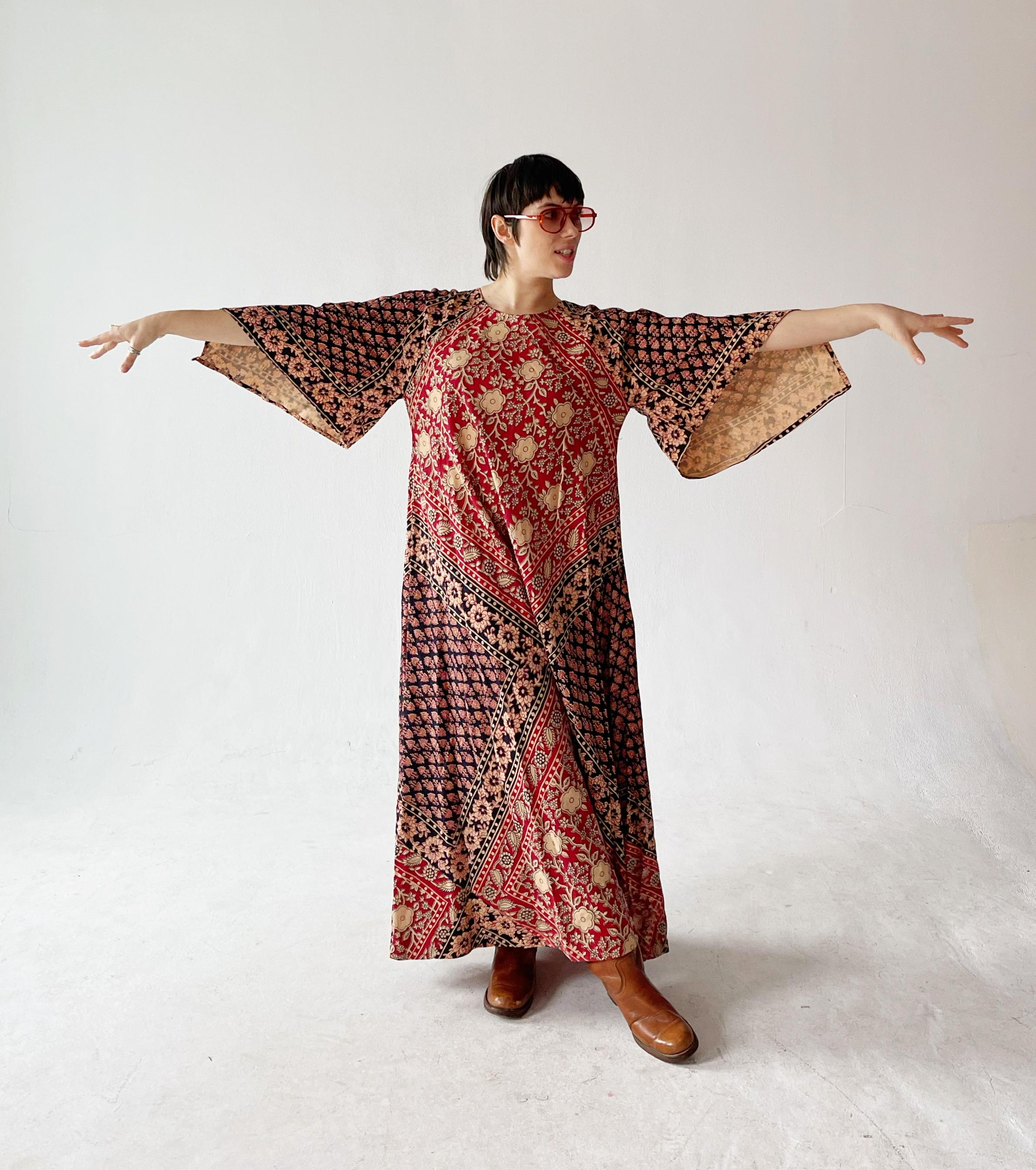 Kaftan Adini Maxi Dresses HOLY GRAIL 1970S ADINI KAFTAN MAXI DRESS