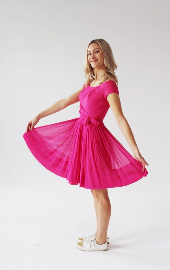 50s Bubblegum vestido rosa de fiesta XS cóctel retro arco - Etsy México 50s Bubblegum vestido rosa de fiesta XS cóctel retro arco - Etsy México
