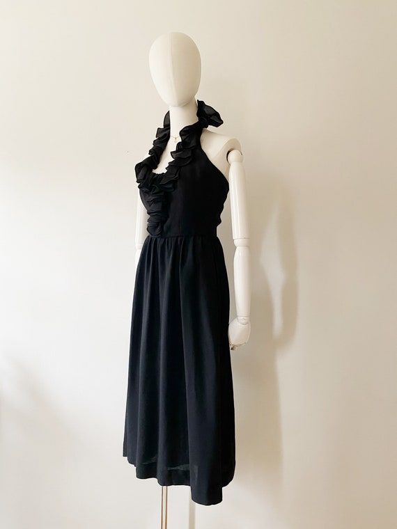 white dress with halter neck Just One Look main image 1