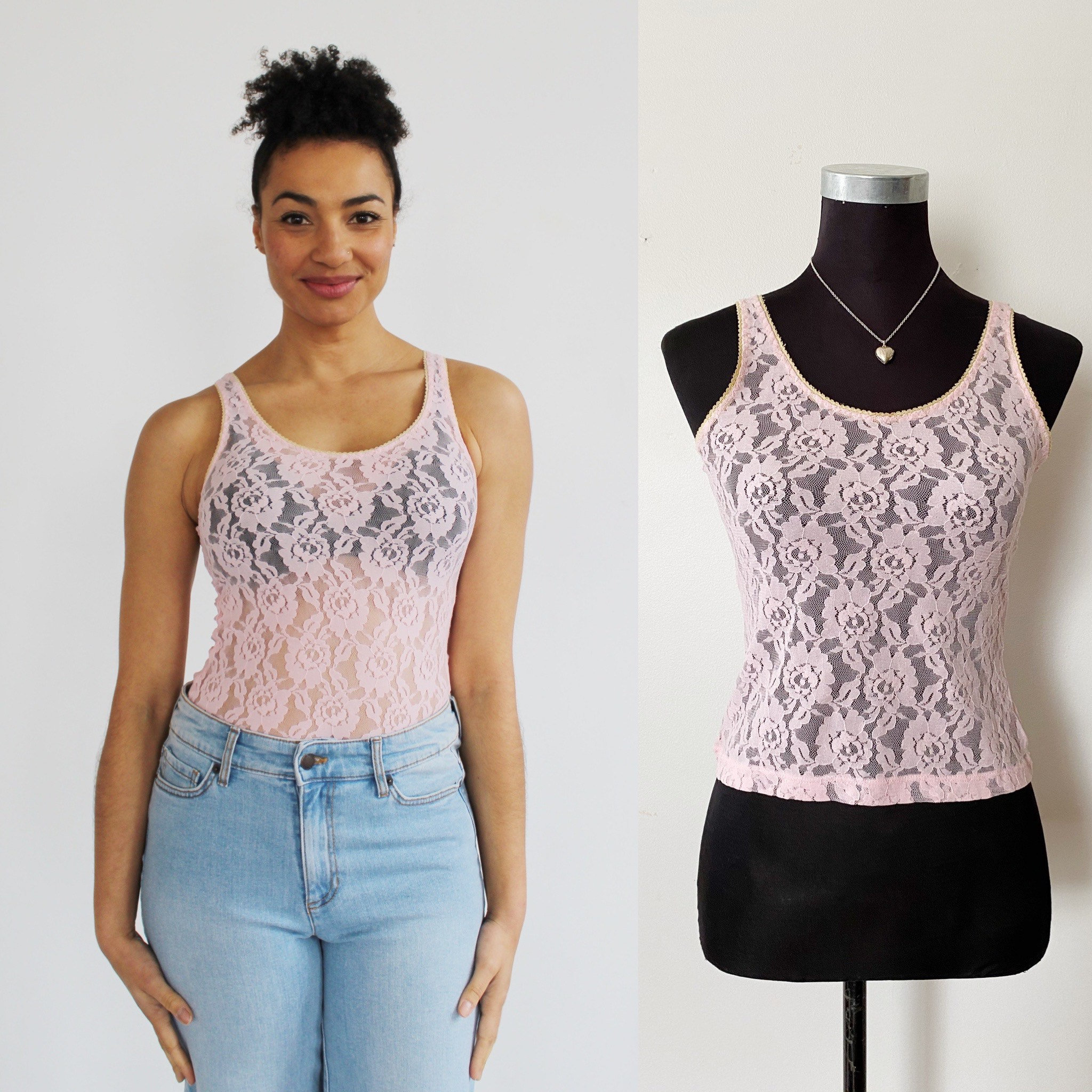 80s Lace Top - Etsy Canada