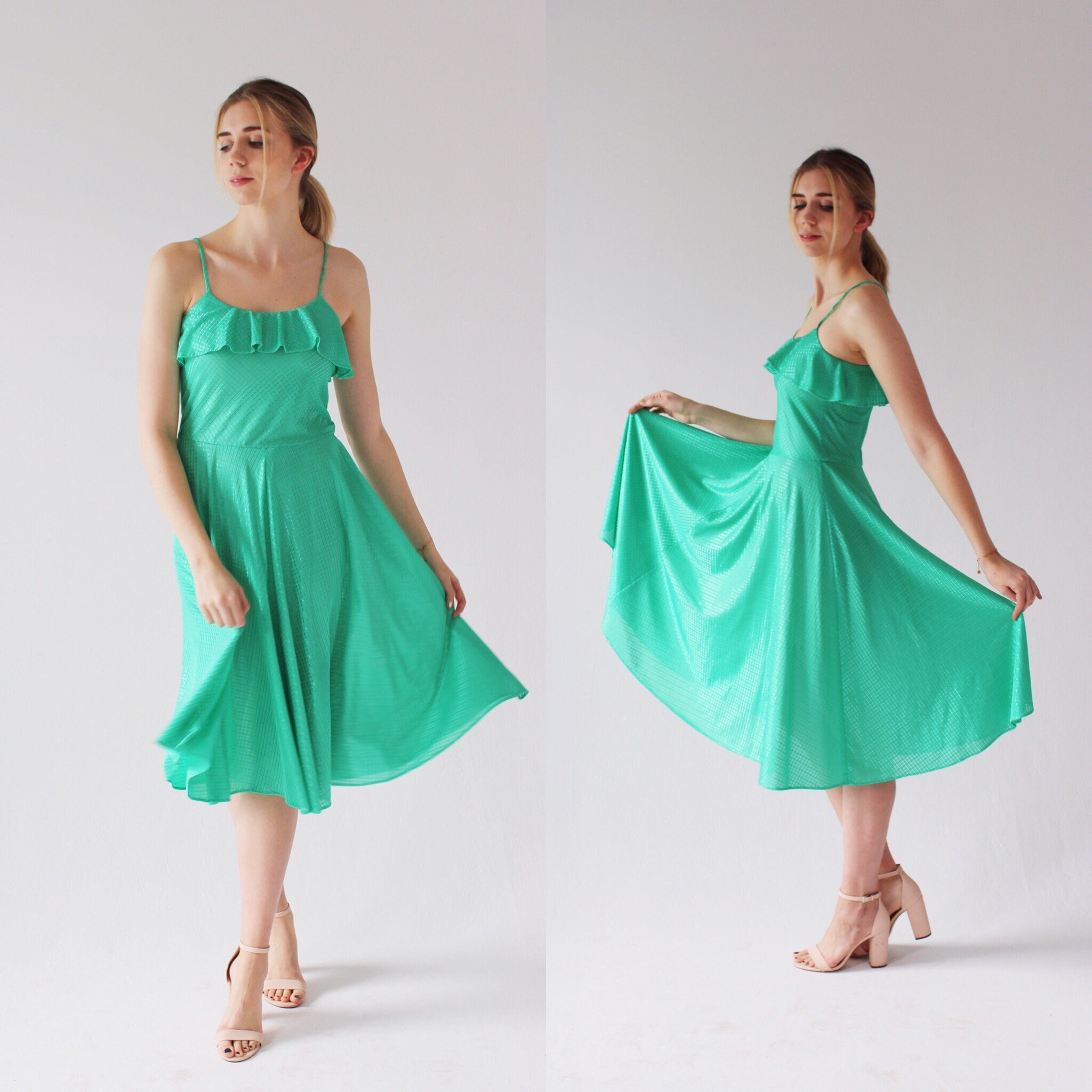 seafoam green dress