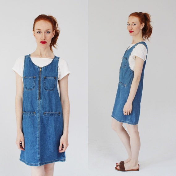 vintage overall dress