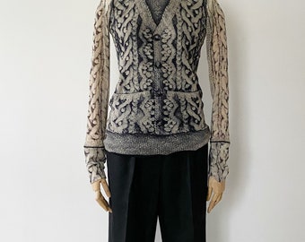 Jean Paul GAULTIER Mesh Sheer Top- L, JPG Soliel, Faux Jean Paul GAULTIER Mesh Sheer Top- L, JPG Soliel, Faux