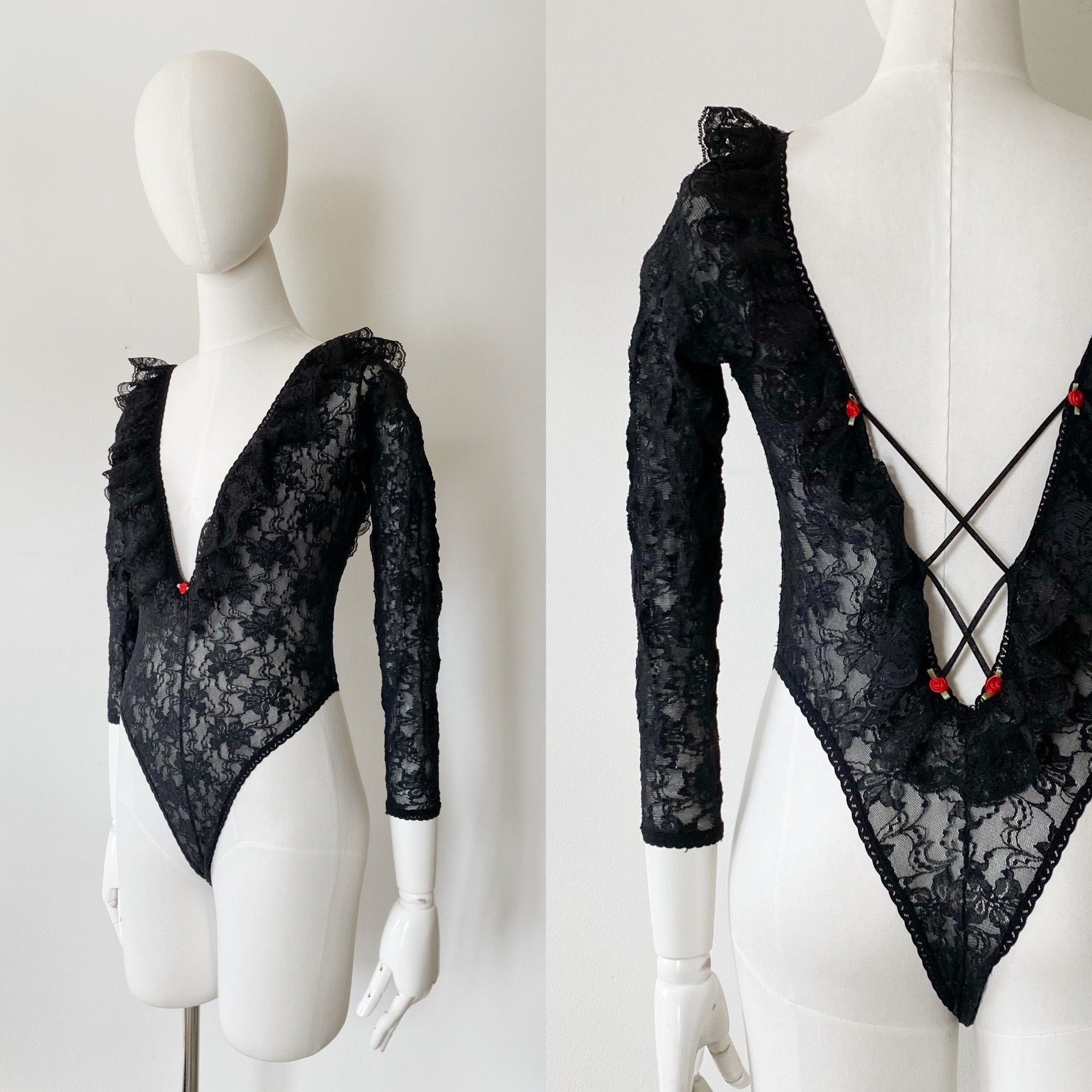 Sheer Lace Bodysuit -  Canada